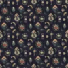 black-grey contemporary velvet-chenille fabric from Linwood Fabrics