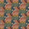 multicolour geometric velvet-chenille fabric from Linwood Fabrics