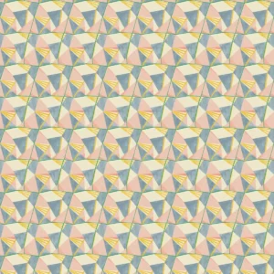 black-grey geometric velvet-chenille fabric from Linwood Fabrics