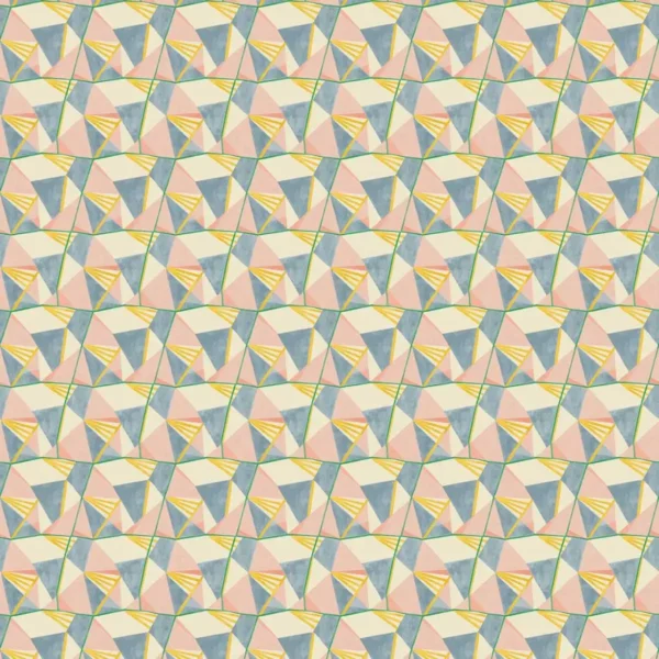 Gem Fabric - Pink Panther by black-grey geometric velvet-chenille fabric from Linwood Fabrics