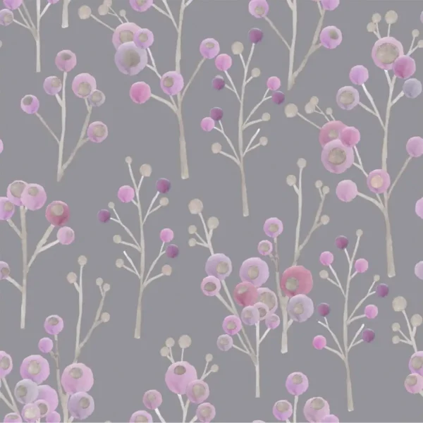 Ichiyo Blossom Fabric - Violet by Ichiyo Blossom Fabric - Violet from