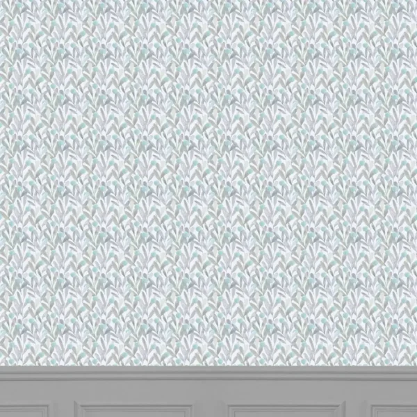 Katsura Fabric - Aqua by Katsura Fabric - Aqua from