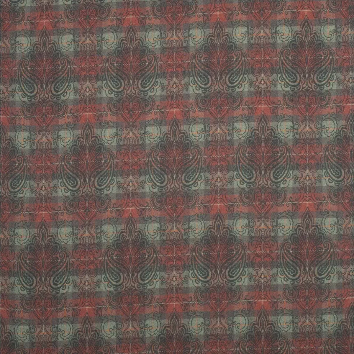 black-grey misc velvet-chenille fabric from Linwood Fabrics