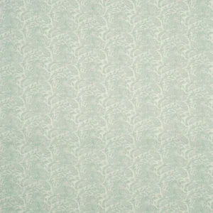 black-grey botanical linen fabric from Linwood Fabrics