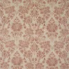 red botanical linen fabric from Linwood Fabrics