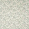 blue botanical linen fabric from Linwood Fabrics