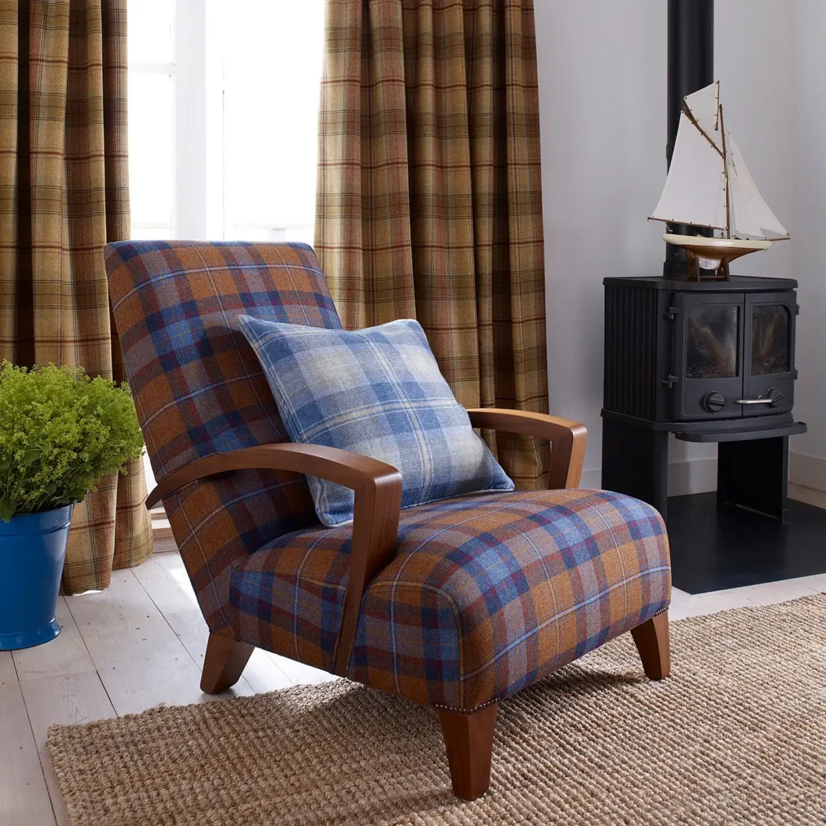 Beachcomber Fabric - Bass Rock by Beachcomber Fabric - Bass Rock from