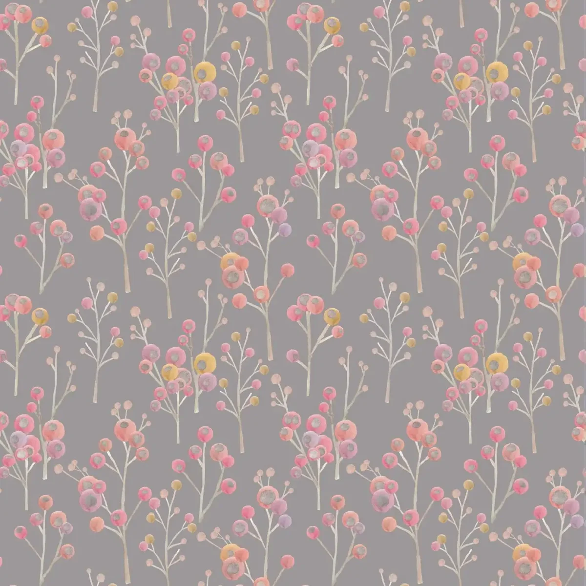 Ichiyo Blossom Fabric - Mulberry by Ichiyo Blossom Fabric - Mulberry from