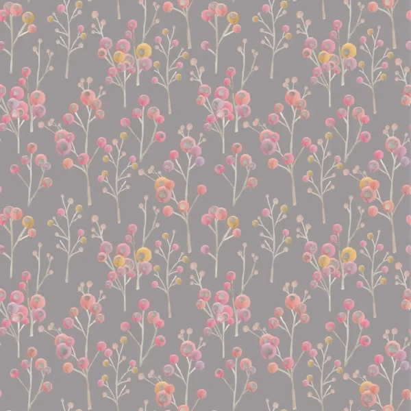 Ichiyo Blossom Fabric - Mulberry by Ichiyo Blossom Fabric - Mulberry from