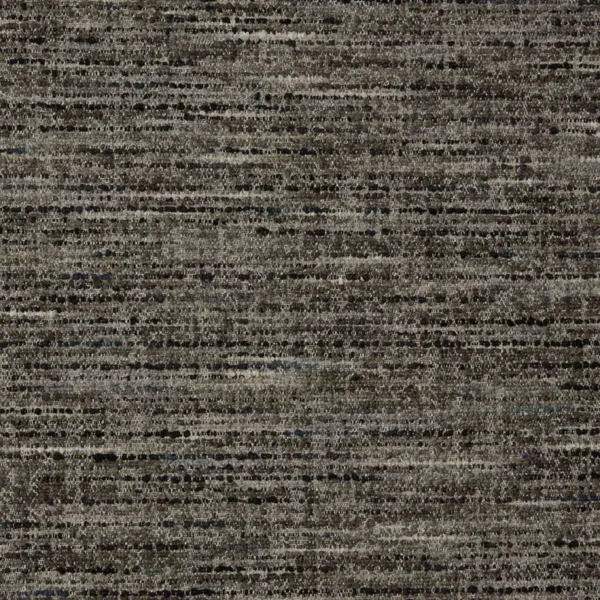 Adana Fabric - Onyx by black-grey plain woven fabric from iLiv