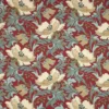 blue botanical cotton fabric from iLiv