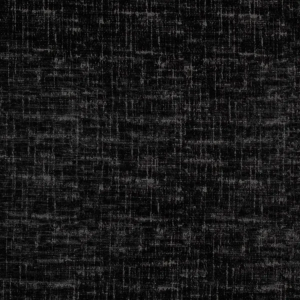 Beck Fabric - Charcoal by black-grey plain velvet-chenille fabric from iLiv
