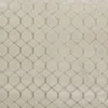 white geometric velvet-chenille fabric from iLiv