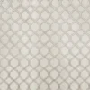 white geometric velvet-chenille fabric from iLiv
