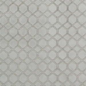 black-grey geometric velvet-chenille fabric from iLiv