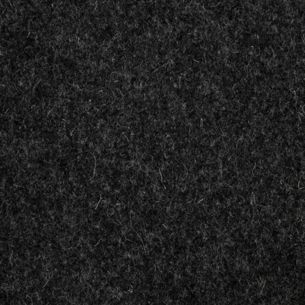 Harlow Fabric - Charcoal by black-grey plain woolen fabric from iLiv
