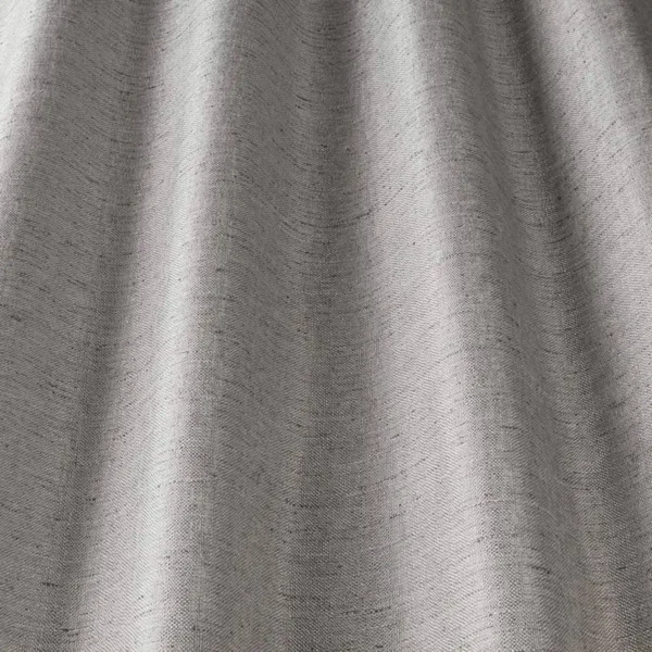 Adeline Fabric - Platinum by black-grey plain woven fabric from iLiv