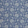 blue botanical embroideried fabric from iLiv