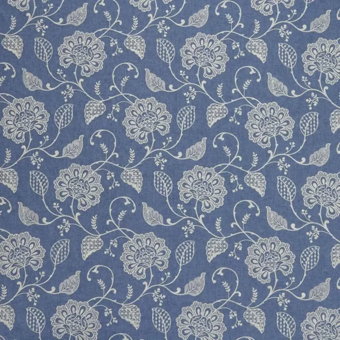 Adriana Fabric - French Blue swatch