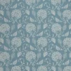 blue botanical embroideried fabric from iLiv