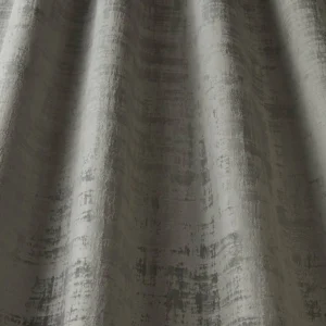 black-grey plain velvet-chenille fabric from iLiv