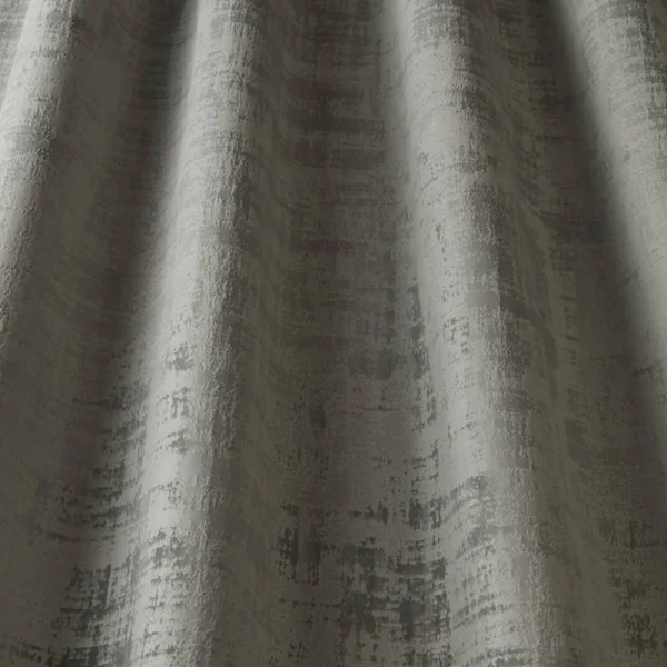 Azurite Fabric - Seafoam by black-grey plain velvet-chenille fabric from iLiv