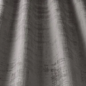 black-grey plain velvet-chenille fabric from iLiv