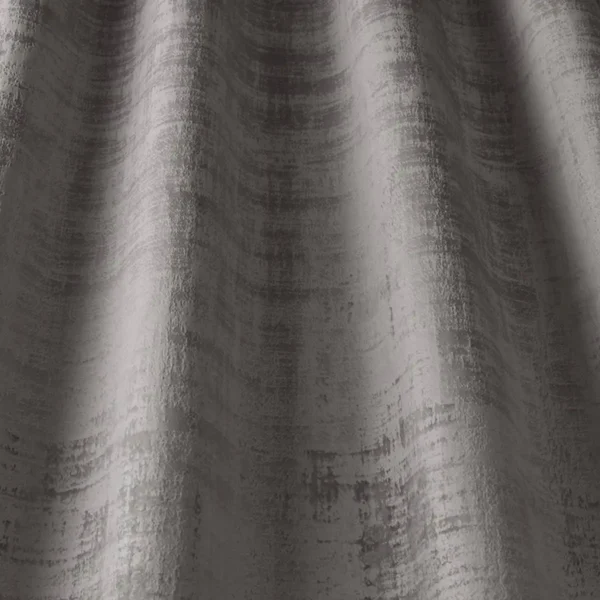 black-grey plain velvet-chenille fabric from iLiv