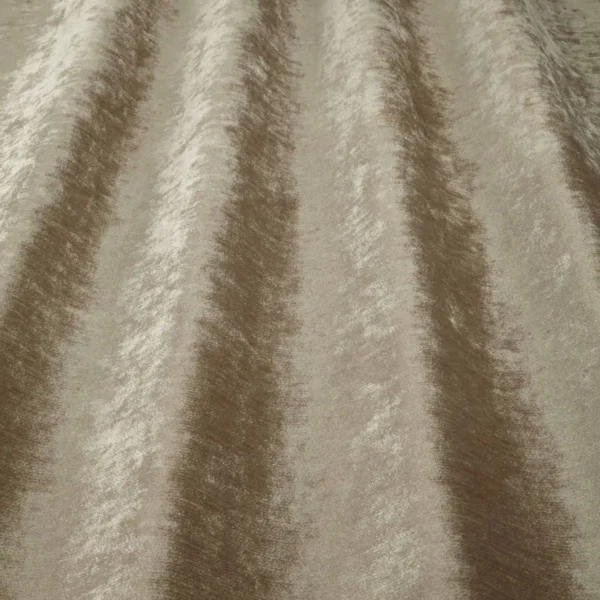 Balmoral Fabric - Taupe by brown plain velvet-chenille fabric from iLiv