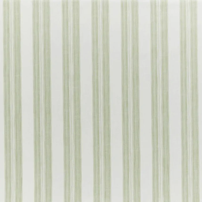 Barley Stripe Fabric - Fennel swatch
