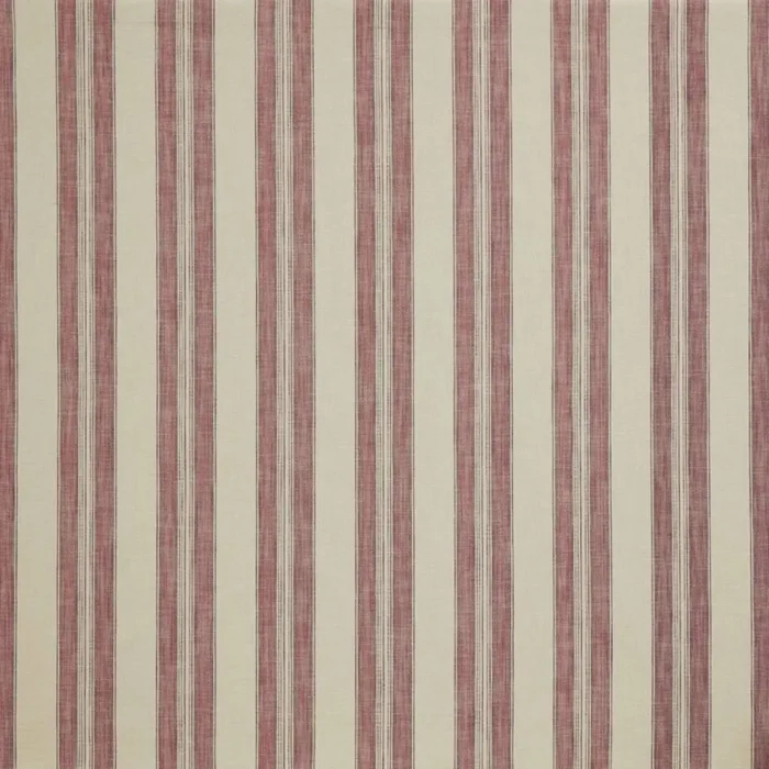 Barley Stripe Fabric - Rosella swatch