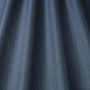 blue plain velvet-chenille fabric from iLiv