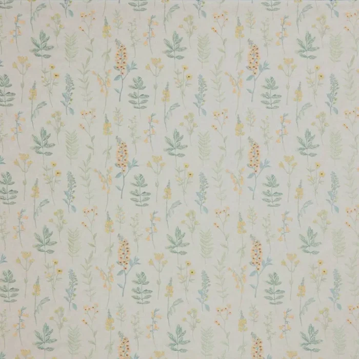 Cottage Garden Fabric - Seaspray fabric swatch EAGH/COTTASEA