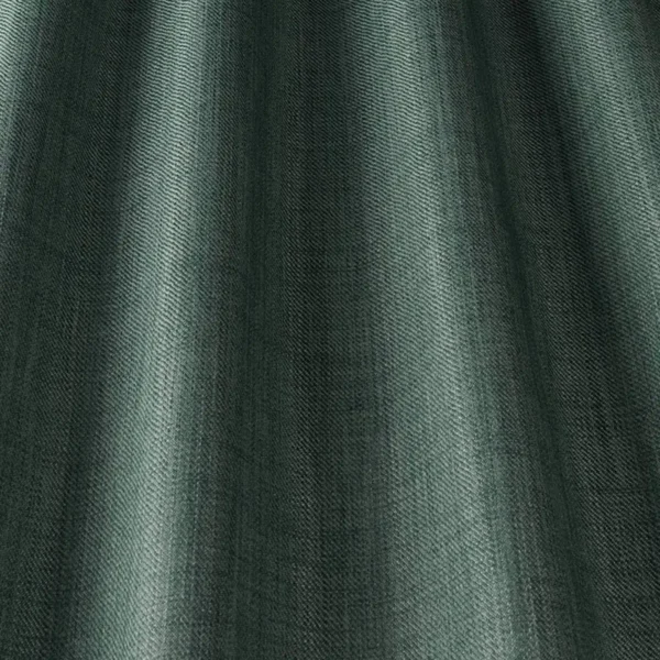 Eltham Fabric - Aquamarine by green plain woven fabric from iLiv