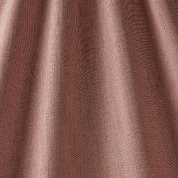 Eltham Fabric - Coral by pink plain woven fabric from iLiv