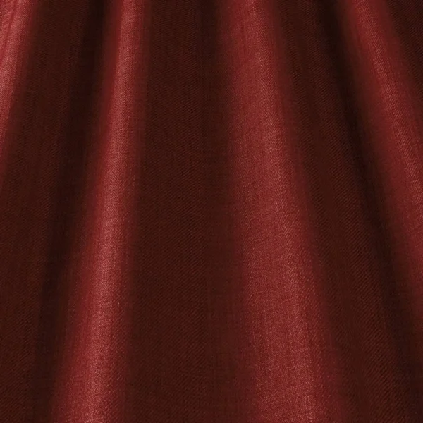 red plain woven fabric from iLiv