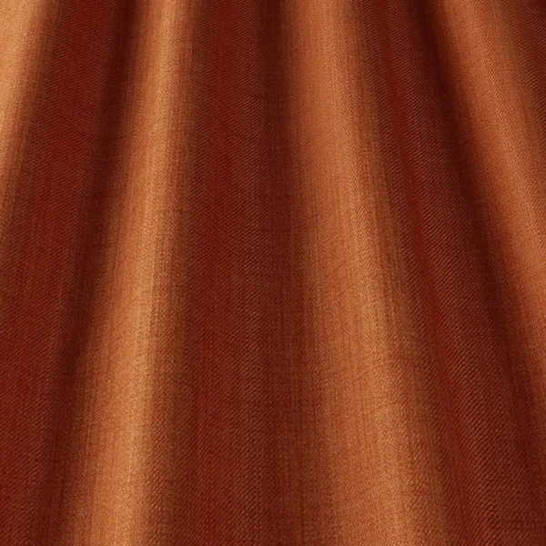 Eltham Fabric - Rust by orange plain woven fabric from iLiv