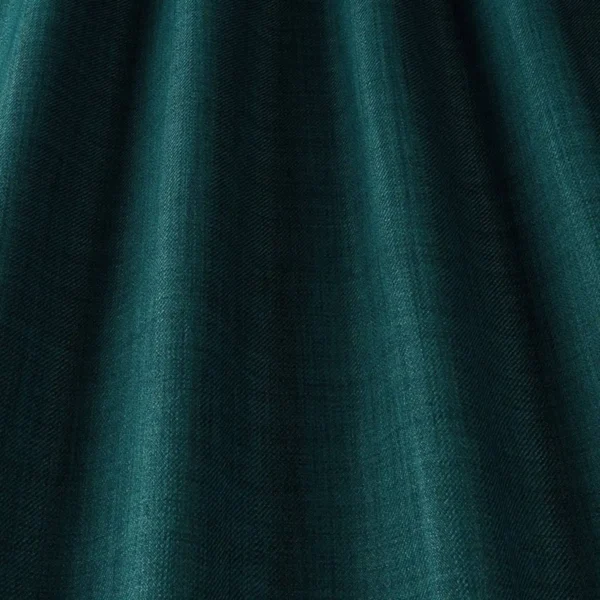 Eltham Fabric - Teal by blue plain woven fabric from iLiv