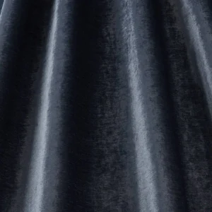 blue plain velvet-chenille fabric from iLiv