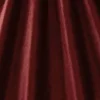 red plain velvet-chenille fabric from iLiv