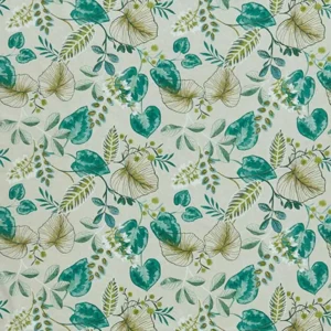 multicolour botanical cotton fabric from iLiv