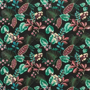 multicolour botanical cotton fabric from iLiv