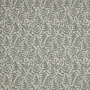 blue botanical cotton fabric from iLiv