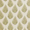 green botanical jacquard fabric from iLiv