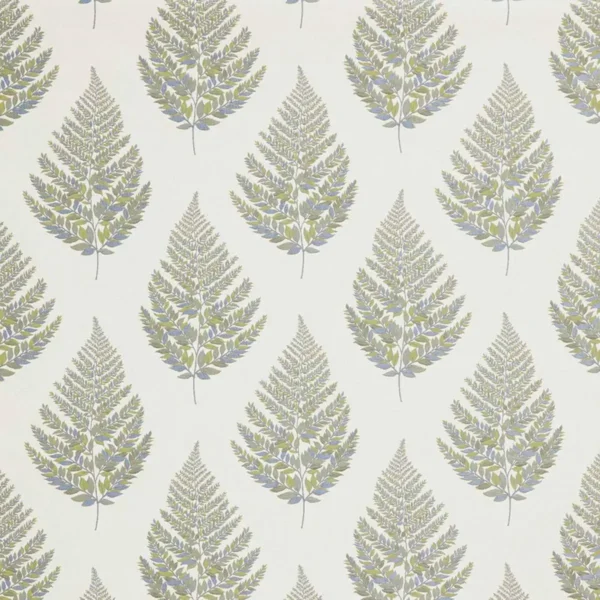 blue botanical jacquard fabric from iLiv