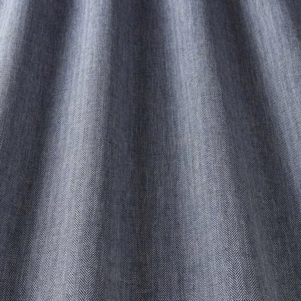 Jacob Fabric - Ink by blue plain woven fabric from iLiv