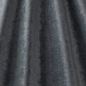 black-grey plain velvet-chenille fabric from iLiv