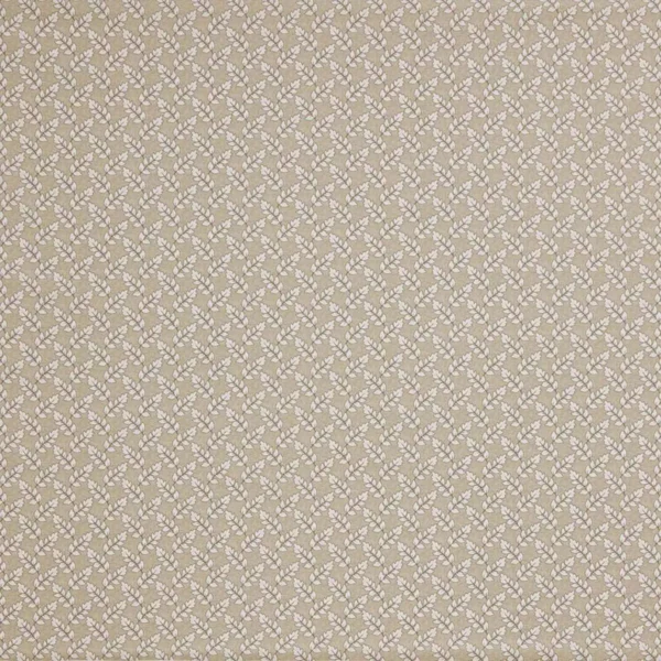 Maidenhair Fabric - Hessian by brown botanical cotton fabric from iLiv