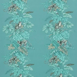 blue animal cotton fabric from iLiv