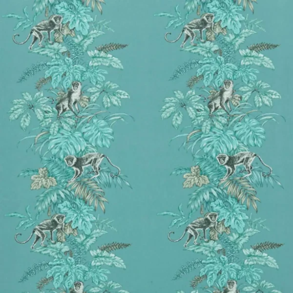 blue animal cotton fabric from iLiv